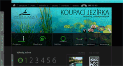 Desktop Screenshot of koupaci-jezirko.cz